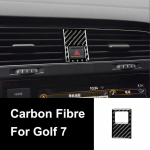 S&uuml;sinikkiust dekoratiivesemed auto k&auml;igukasti paneeli esitule raami dekoratsioonid VW Golf 7 GTI R GTE GTD MK7 2013- jaoks Light frame