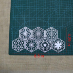 7 tk/komplekt metallist l&otilde;ikevormid Scrapbooking h&otilde;bedased kuusnurksed lilled raam reljeef J&otilde;ulud stantsitud &scaron;abloonkaartide valmistamine
