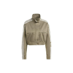 Adidas Originals Trefoil Stripe Prindiga Lukuga Spordijakk Naistele Jakk Roheline IC5356 S gray