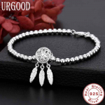 925 Sterling h&otilde;bedane Dream Catcher mood k&auml;ev&otilde;ru naistele ehted pulmakingitus MB286