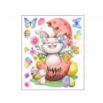 WC-kleebis Armsa j&auml;nese lillemunamustriga lihav&otilde;ttep&uuml;hade kleebis Kevadine seinakleebis kodu vannitoa kaunistamiseks D