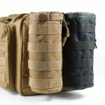 Tactical Style veepudelikott, multifunktsionaalne v&auml;litingimustes reguleeritav pingutusn&ouml;&ouml;r Molle s&uuml;steemiga kinnitatud kotikott khaki