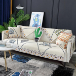 Neli aastaaega universaalne puuvillane ja linane diivanipadi Lihtne moodne kangast diivanir&auml;tik Puuvillase niidiga kootud diivanipadi 65*70