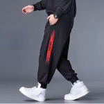 Mood suured meeste vabad suured dressip&uuml;ksid meeste pluss p&uuml;ksid elastsed trendi kitsad n&ouml;&ouml;riga vabaaja p&uuml;ksid 5XL
