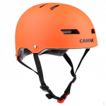 Reguleeritav kaljuronimise kiiver v&auml;listingimustes kasutatavate spordipeade kaitsevarustus koobass&otilde;iduks, jalgrattas&otilde;iduks oranž