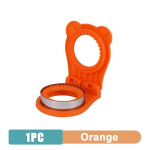 V&otilde;ileiva l&otilde;ikur ja tihendaja &uuml;mberp&ouml;&ouml;ratav v&otilde;ileiva l&otilde;ikamise t&ouml;&ouml;riist lastele l&otilde;unas&ouml;&ouml;giks roostevabast terasest teraga &uuml;mmargune v&otilde;ileiva r&ouml;stsai vorm CHINA oranž