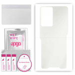 apgo MATTE Protective Skin Sticker for the back compatible with Doogee S97 Pro, Wrap Film, Hydrogel Film, Flexible, Soft TPU with positioning layer ea