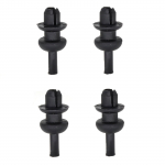 4x pagasiruumi paki riiul pakk riidepuu n&ouml;&ouml;ri klambrid kinnituskonksu kinnitusklamber Citroen C2 C3 C4 Cactus DS3 Saxo Xsara Picasso 699218 jaoks must