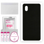 apgo Protective Skin Sticker for the back compatible with Alcatel 1B (2020), Wrap Film, Foil, Vinyl - Pattern Matrix