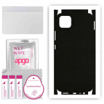 apgo Protective Skin Sticker for the back+sides compatible with Realme C11, Full Wrap Film, Foil, Vinyl - Pattern Matrix