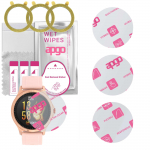 3x apgo Ultra-Clear Hybrid protective glass compatible with Garett Women Maya, flexible nano glass, great replacement for tempered glass, scratch-resi