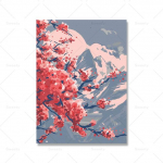 Jaapani reisil&otilde;uendi prindid Sakura Mount Fuji kalakunsti plakatimaalid Tokyo templi retroseinapildid elutoa sisekujunduseks 21x30cm No Framed