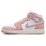 Air Jordan 1 Mid SE GS Legend Pink Laste tossud Valge Sail FN7432-161 35.5