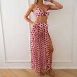 Euroopa ja Ameerika ujumisriided Ujumisriided Naiste bikiinp&uuml;ksid Kolmeosaline &uuml;likond S