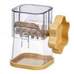 K&auml;sitsi p&auml;hkliveski kuivatatud puuviljade k&auml;sihakkimismasin Kreeka p&auml;hkli purustaja &scaron;okolaadipurusti Multifunktsionaalne kaasaskantav jahvatamine kollane