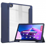 Magnetiline kokkupandav klapp&uuml;mbris Lenovo Xiaoxin Pad 2022 TB-128FU / M10 Plus 3. p&otilde;lvkonna TB-125F 10,6-tollise nutika kaanega nahaaluse korpuse jaoks TB-128FU 10.6 inch tumesinine v&auml;rv