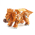 Mikroklotsid Mini-Dinosaurus Tyrannosaurus Rex Triceratops Mudeli Ehitamine Loomingulised klotsid Laste M&auml;nguasjade Komplekt Hariv m&auml;nguasi