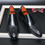 Briti stiilis nahast kingad Meeste suur suurus 48 Loafers Meeste kleit Kingad Brogue Kingad Meeste Loafers Vabaajajalatsid meestele 38 must