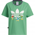 Adidas Disney Tr&uuml;kiga Spordis&auml;rk L&uuml;hikeste Varrukatega Naiste Topid Roheline JP1427 XS