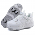 TUINANLE ratastega tossud Rulluisud Kingad Poisid T&uuml;drukud Lapsed Lapsed Sport 4 Rulluisud Saapad 39 valge