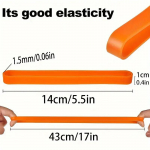1 tk Silikoonkummist kummipaelad Elastsed kummist pakkimiskummid Eriti suured kummipaelad m&auml;rkmiku jaoks, kontoritarbed, v&auml;livarustus, kingitused