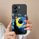 Uus koomiksimustriga kate Xiaomi Redmi 12 13 13C K60 Ultra K70 Note 13 Pro Bumper Anti Drop Liquid Pehme Silikoonist Pretty Phone Case Shell jaoks Redmi jaoks Redmi Note 13 4G