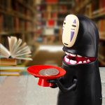 No Face Man Anime Figuur M&auml;nguasjad Figuriin Automaatne S&ouml;&ouml; M&uuml;ndi Kogutav Mudel Kontori Dekoratsioon Lastele Kingitused