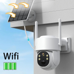 4G SIM-kaardiga P&auml;ikeseenergial t&ouml;&ouml;tav IP-kaamera 4MP HD V&auml;listingimustesse Traadita WIFI Sisseehitatud Aku Toitega PTZ-kaamera PIR Inimese Tuvastusega Kahesuunaline Heli iCsee WIFI With 64G