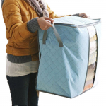 Hot Storage Box Kaasaskantav organiseerija lausriidest voodialune kott Hoiukoti kast One size