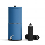 2,25-galloniline gravitatsiooniline veefiltris&uuml;steem roostevabast terasest t&ouml;&ouml;laua veefiltris&uuml;steem Vesi Without Stand sinine