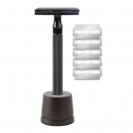 Roostevabast terasest teraga puhastusharjaga meeste pardel Kahepoolne kaasaskantav reisijuhend meeste raseerimismasin Isale abikaasa kingitus B