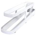 2023. aasta uus k&uuml;lmkapp munade rullimise riiuli munahoidik Rolldown munajaotur k&uuml;lmiku hoiukarp valge