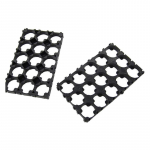 Aku plastist &uuml;hendus istme pandla kronstein 15 liigendit 3 * 5 kombineeritud plastikust kronstein