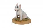 Bull Terrier, Bully IV - painted figurine, statue, figure, made by the artist, brand Art-Dog