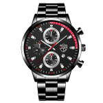 Trendibr&auml;ndi meeste k&auml;ekell moodne roostevabast terasest kell kalenderkell tudengik&auml;si kvartskell roheline/kuld