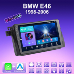 2 DIN Android Carplay autoraadio BMW E46 1998-2006 jaoks, multimeediam&auml;ngija, peaseade, stereo, GPS-navigatsioon, BT, WiFi, 4+64GB 1+16GB