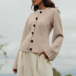 Naiste Kate kardigan kampsunid vabaaja pikkade varrukatega avatud esin&ouml;&ouml;biga MODISH KARDIGAN &ndash; LAIAD VARRUKAS XXL must