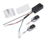 1 Vargusalarm Elektriautode alarmi v&otilde;tmeta alarm Elektriauto lukustusalarm elektriauto v&otilde;tmeta lukustuse plastmassist sireen Package:23*13.2*3.6cm