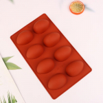 8 munakujuline lihav&otilde;ttemuna silikoonist k&uuml;psetusvormi kondiitritooted &scaron;okolaadivormi puding j&auml;&auml;kandik vorm lihav&otilde;ttep&uuml;hade isetehtud seebivorm k&auml;sit&ouml;&ouml; kingitused sinine