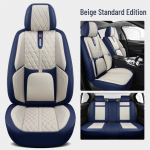 Perforeeritud Nappa nahast autoistmepadi: Universaalne Full Surround istmekate igaks aastaajaks Universal for Five Seats