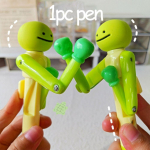 Mehhanism Kirjutamine Poksipliiats Naljakas Press Pastapliiats Armas interaktiivne pastapliiats Lastele kingitus style 2 random