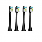 Xiaomi Soocas X3 X5 X3u X1 V1 V2 Soocare pea harjaste vahetusd&uuml;&uuml;side jaoks koos tolmuvastase korgiga Sonic elektriliste hambaharjapeadega 4 Black
