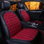12V soojendusega autosoojendusega autoistme padi istmekatte soojendus talv Kodu soojendusega auto juhipadi istmepadi talvesoojendaja Double(2pc) punane