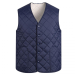 Meeste pluss sametist paksendatud vest: Soe, mugav, suur talvevest keskealistele ja eakatele 3XL (65-75 kg)