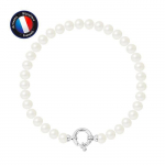 Bracelet - PERLINEA - V&eacute;ritable Perle de Culture d'Eau Douce 6-7 mm - Argent 925 - Longueur 18 cm - Femme