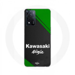 Coque Maniacase pour Oppo A93s 5G logo kawasaki ninja moto
