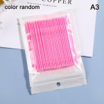 100 tk Cleaning Stick Kulmude Eye Eye Ripsme meik Vatipulk