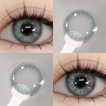 EYESHARE 1 Pair Natural Color Contact Lenses Sweet Big Eyes Brown Gray Yearly Easy To Wear