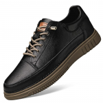 Ehtsast nahast tossud, meeste 2024. aasta moodsad meeste vabaajajalatsid Meeste mugavad uisukingad Meeste s&otilde;idujalatsid, suurus 36&ndash;49 36 must