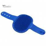 Lemmikloomade vannihari &uuml;mmargune hambahari koerte hooldushari reguleeritava rihmaga &Otilde;rn kassimassaaži kamm Lemmikloomatarbed kollane